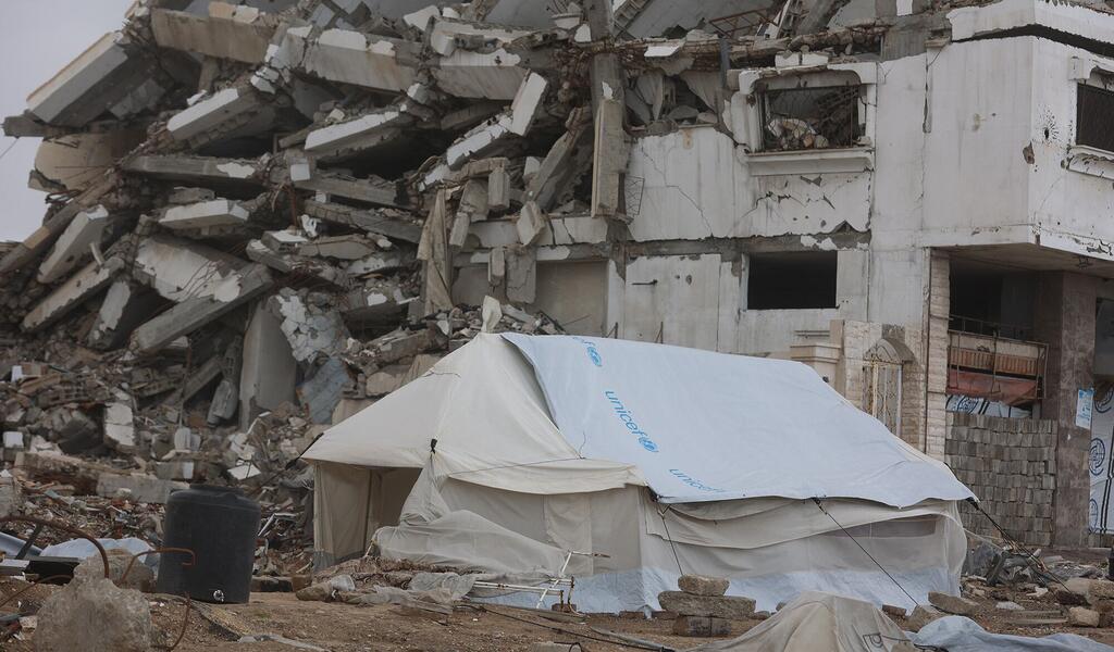 联合国儿童基金会紧急庇护所在加沙沦为废墟